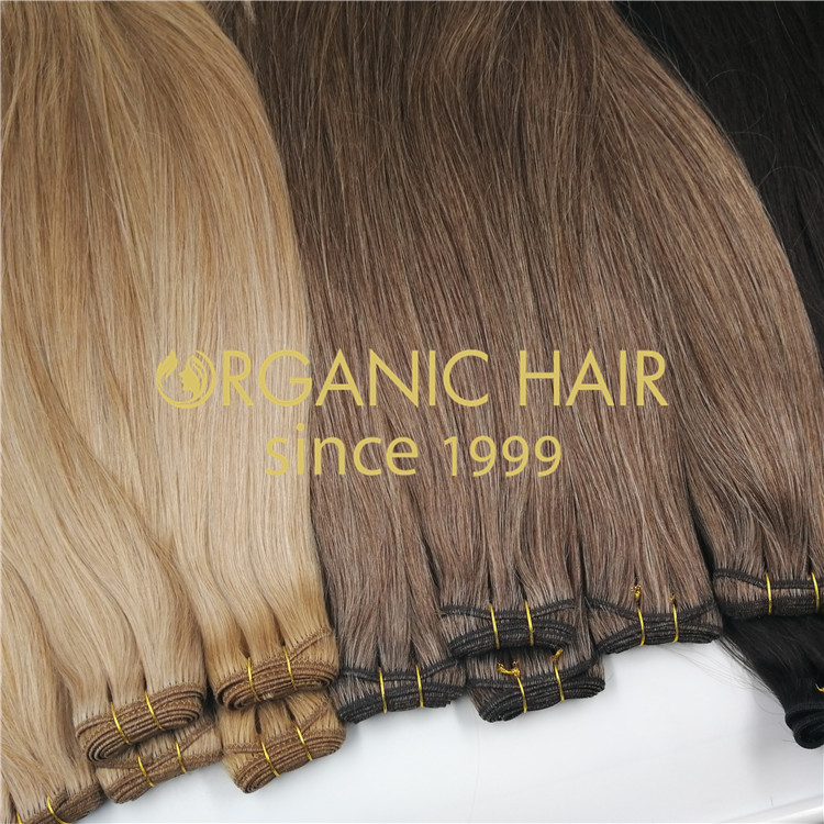 Luxy machine weft hair extensions wholesale H14